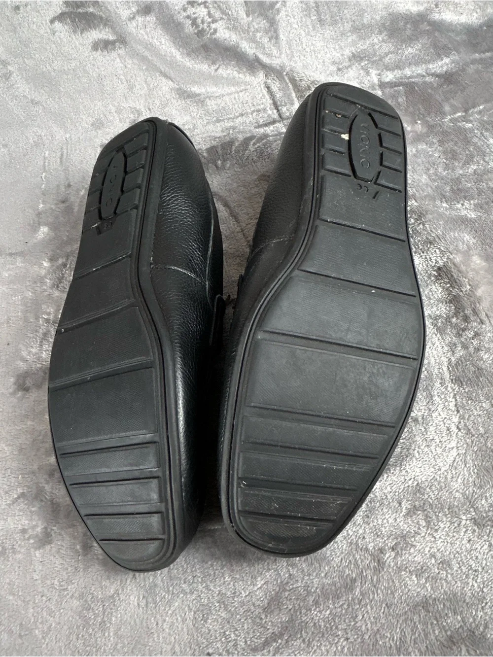 Vionic‎ Mason Loafers Men’s Size 10.5 Black Suede Slip-On Driving Shoes Horsebit